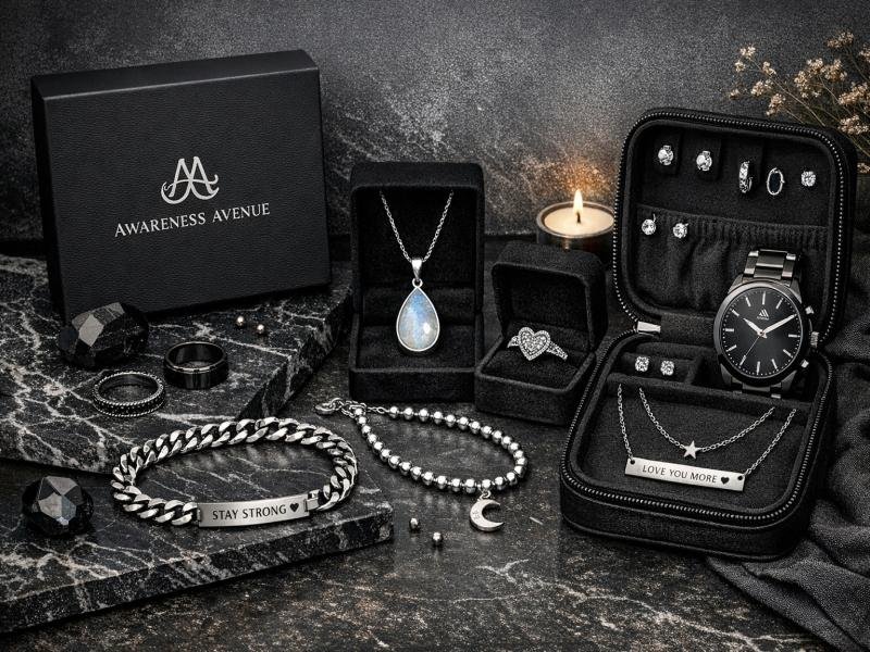 Awareness Avenue jewelry moissanite rings elegant necklaces modern fine jewelry online store luxury gifts